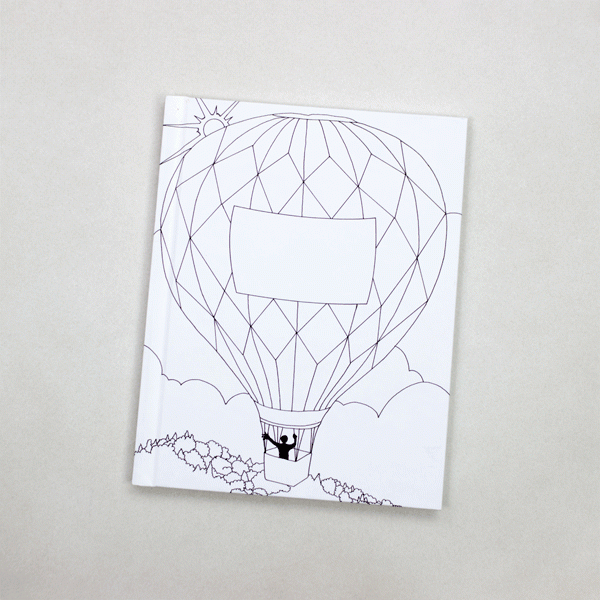 Blank Story Books - Hot Air Balloons