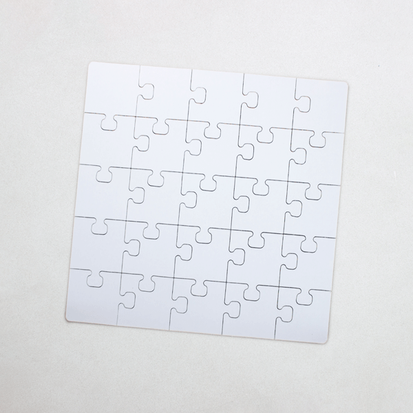 Blank Puzzle For Kids To Color